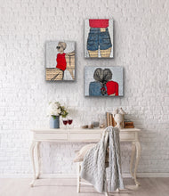 Load image into Gallery viewer, WITH BRAVE WINGS SHE FLIES 30x40x3cm