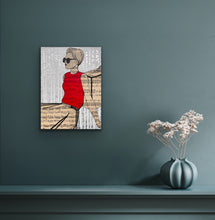 Load image into Gallery viewer, WITH BRAVE WINGS SHE FLIES 30x40x3cm
