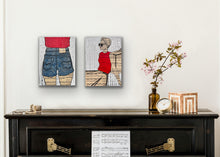 Load image into Gallery viewer, WITH BRAVE WINGS SHE FLIES 30x40x3cm
